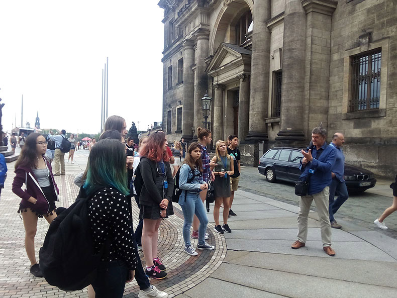 Участники летних каникул посетили Дрезден