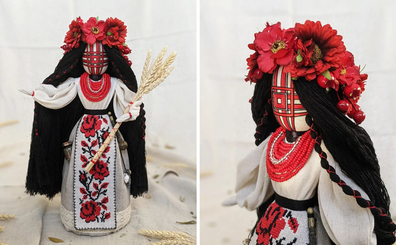 Naši školu navštěvuje autorka ukrajinských tradičně ručně vyráběných panenek Jana Děreza